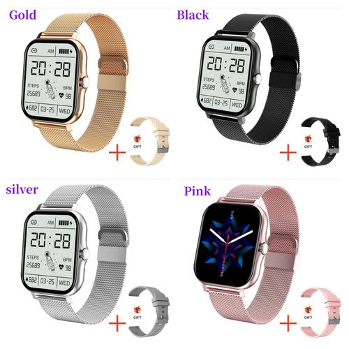 New Steel HD Smart Watch | Bluetooth Call, Music Player, Blood Pressure, SpO2, Heart Rate & Step Counter Fitness Tracker