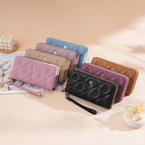 Women's Wallet High-End Card Holder New Large-Capacity Clutch with Double Zipper