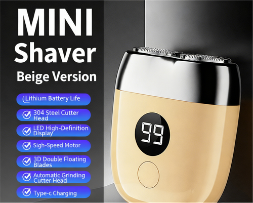 Mini Electric USB Rechargeable Car Portable Men's Shaver