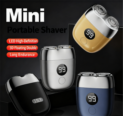 Mini Electric USB Rechargeable Car Portable Men's Shaver
