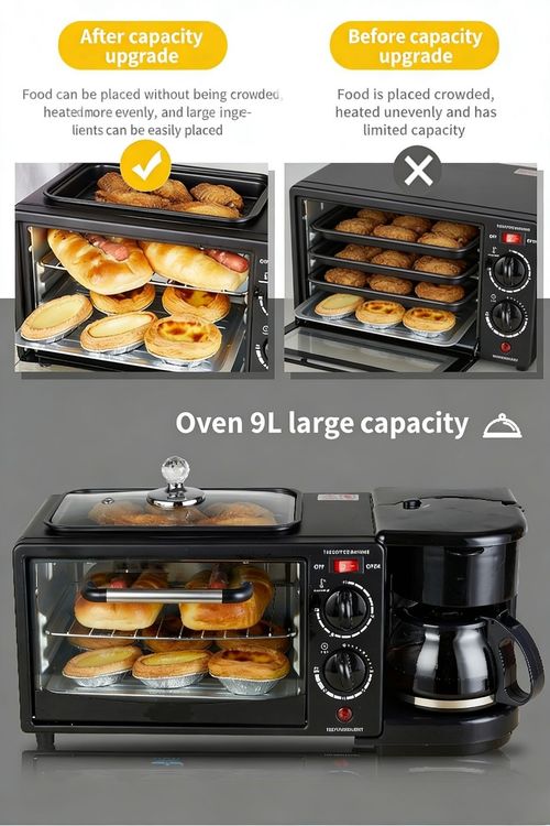 3-in-1 Multifunctional Home 110V220V Breakfast Machine Toaster