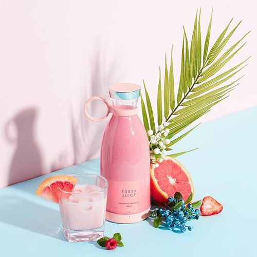 USB磁吸充电便携榨汁机无线迷你榨汁杯电动炸果汁杯随行榨汁杯