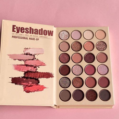 43-Color Book-Style Eyeshadow, Highlighter, Blush, and Contour Multi-Functional Makeup Palette