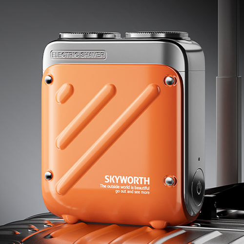 Mini portable electric shaver for men, precision steel blade, fully washable, intelligent.