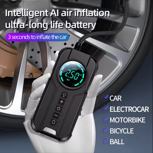 6000 mah car emergency start, tire inflation, emergency lighting, SOS lamp integrated machine, 12V2.4L or below