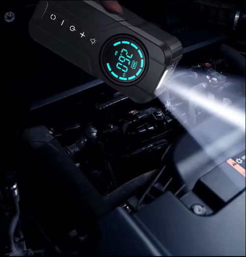 6000 mah car emergency start, tire inflation, emergency lighting, SOS lamp integrated machine, 12V2.4L or below