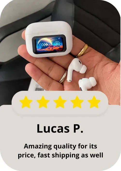 New Anc Enc Tour Pro 2 True wireless headphones Noise-cancelling sports earbuds Smart LCD microphone replaces V8 At68 T68 Pro