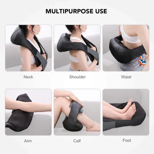 Health therapy massage shawl    fitness acupressure hot compress trapezoidal muscle massage pillow