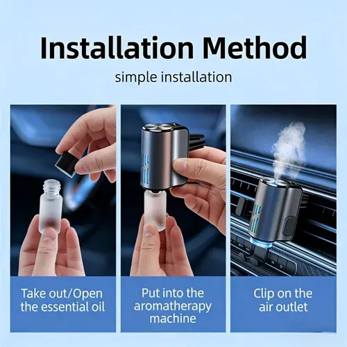 Intelligent car fragrance diffuser Comes with 8 bottles of essential oil