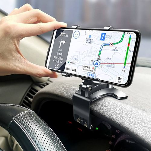 360 Degree Universal ABS Sun Visor Rearview Mirror Phone Cell Mobile Holder Bracket Car Number Plate Mobile Phone Holders