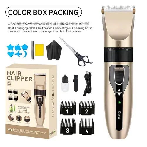 Hair Clipper and Trimmer Set for Men, Women, and Children, Professional Hair Clippers for Head, Body, Beard, and Other Uses. 969 sales