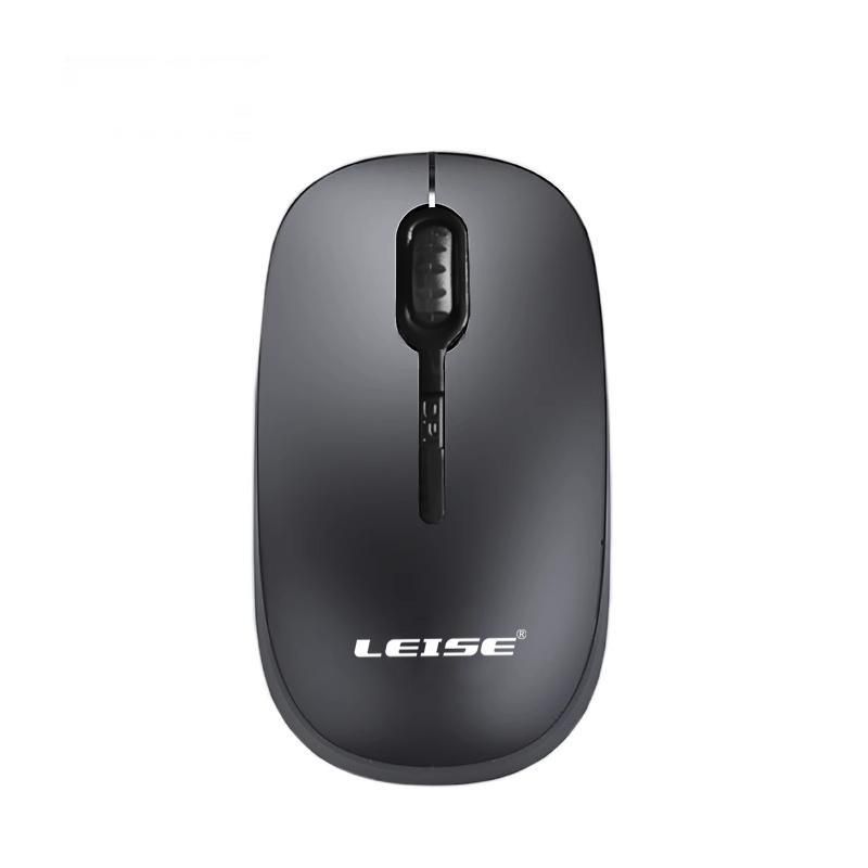 雷摄 无线鼠标 办公鼠标键盘 便携鼠标 带无线2.4G接收器 黑色 LS-M101