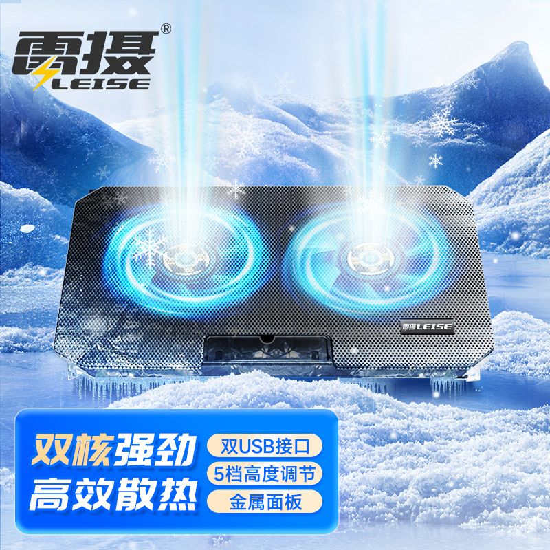 雷摄 笔记本散热器电脑支架 游戏本降温神器 LS-XT2