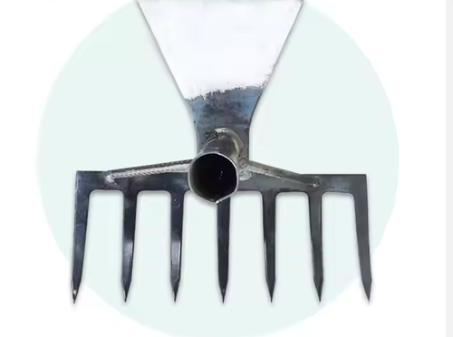 7-tooth garden double-headed hoe rake