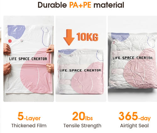 🧳 Large Capacity Vacuum Storage Bag