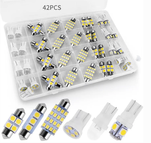 42-Piece LED Car Interior Light Kit
