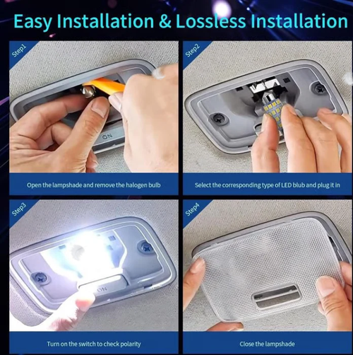 42-Piece LED Car Interior Light Kit