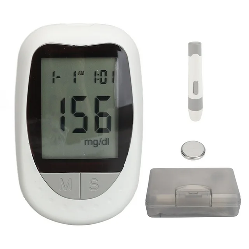 Blood Glucose Monitor Kit Professional Portable Blood Glucose Meter with Lancing Device for Accurate Test