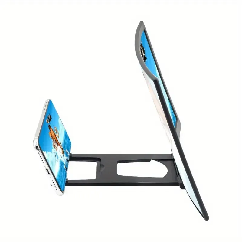 6D curved high-definition acrylic mobile phone screen magnifying glass, blue light eye protection, foldable design, portable display expansion, battery-free, portable display expansion | High-quality curved display screen | anti-reflection screen protector