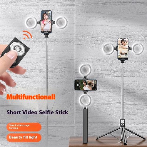 Aluminum alloy R17D selfie stick, 1.7-meter beauty light, multi-functional Bluetooth selfie stick, outdoor live streaming handheld Z6D