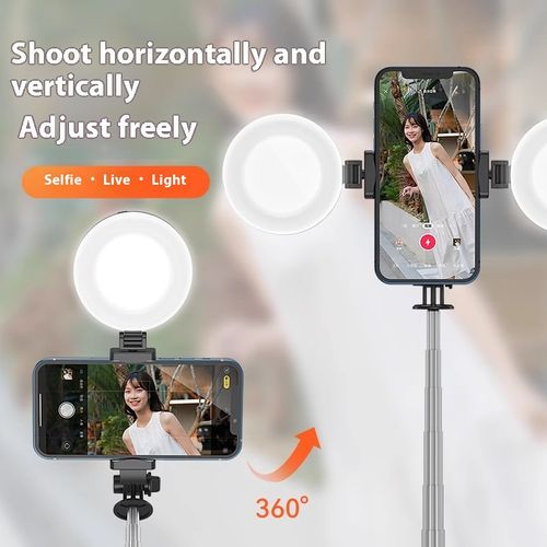 Aluminum alloy R17D selfie stick, 1.7-meter beauty light, multi-functional Bluetooth selfie stick, outdoor live streaming handheld Z6D