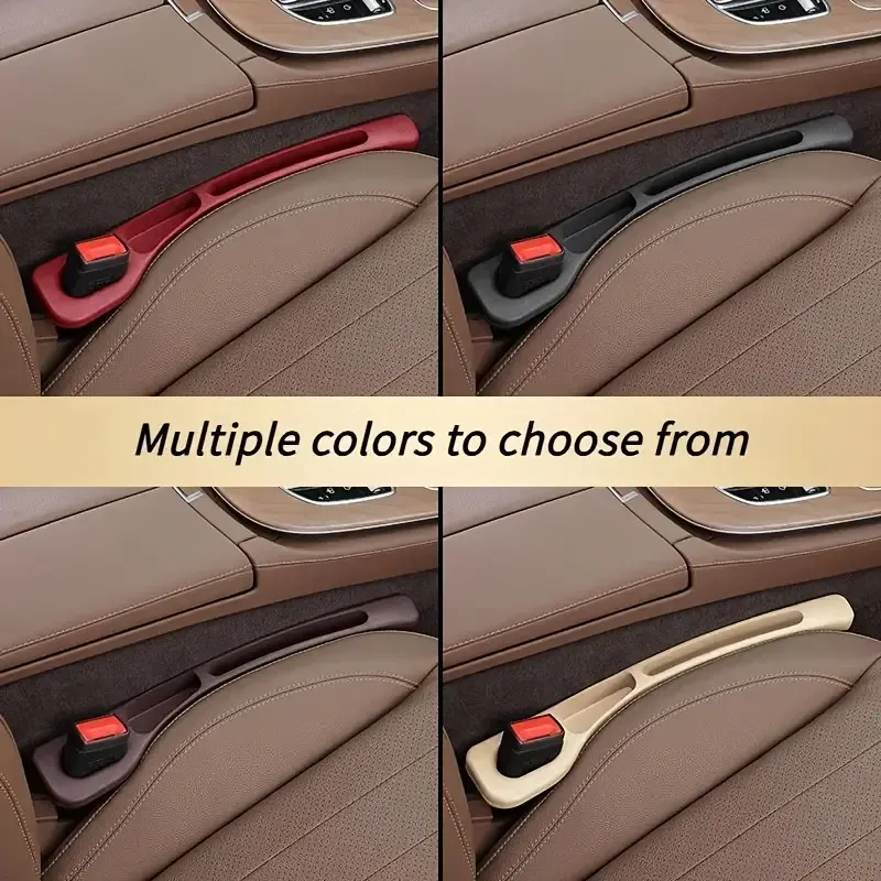 2 pcs car seat gap filler storage box - anti-drop, black durable plastic, multi-functional storage solution to keep the interior clean and tidy