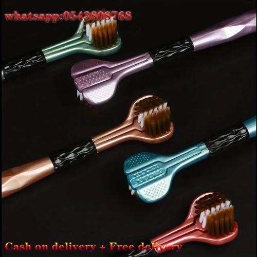 20-piece ultra-soft three-sided toothbrush for deep cleansing - gently pamper your gums, remove plaque and freshen your breath