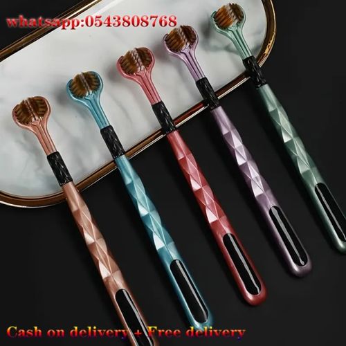 20-piece ultra-soft three-sided toothbrush for deep cleansing - gently pamper your gums, remove plaque and freshen your breath