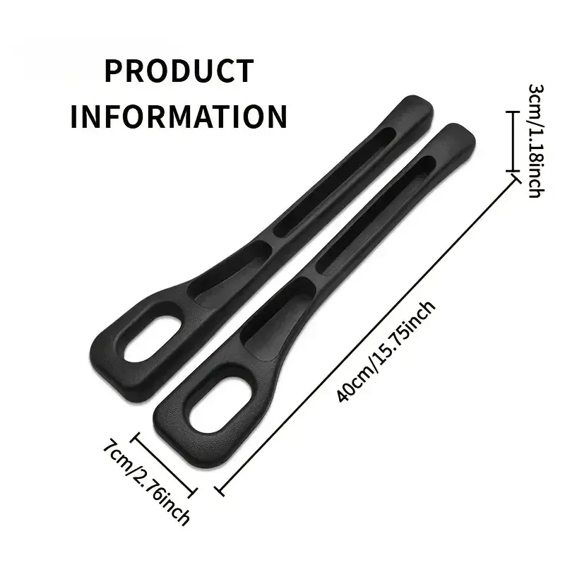 2 pcs car seat gap filler storage box - anti-drop, black durable plastic, multi-functional storage solution to keep the interior clean and tidy