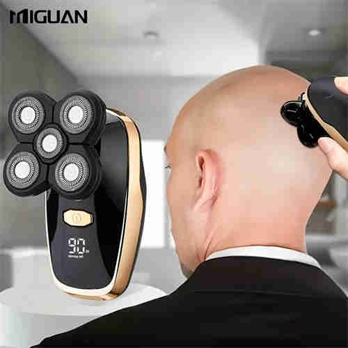 Men's Electric Shaver Shaver, electric hair trimmer with LED display - Men's wireless rechargeable hair shaver