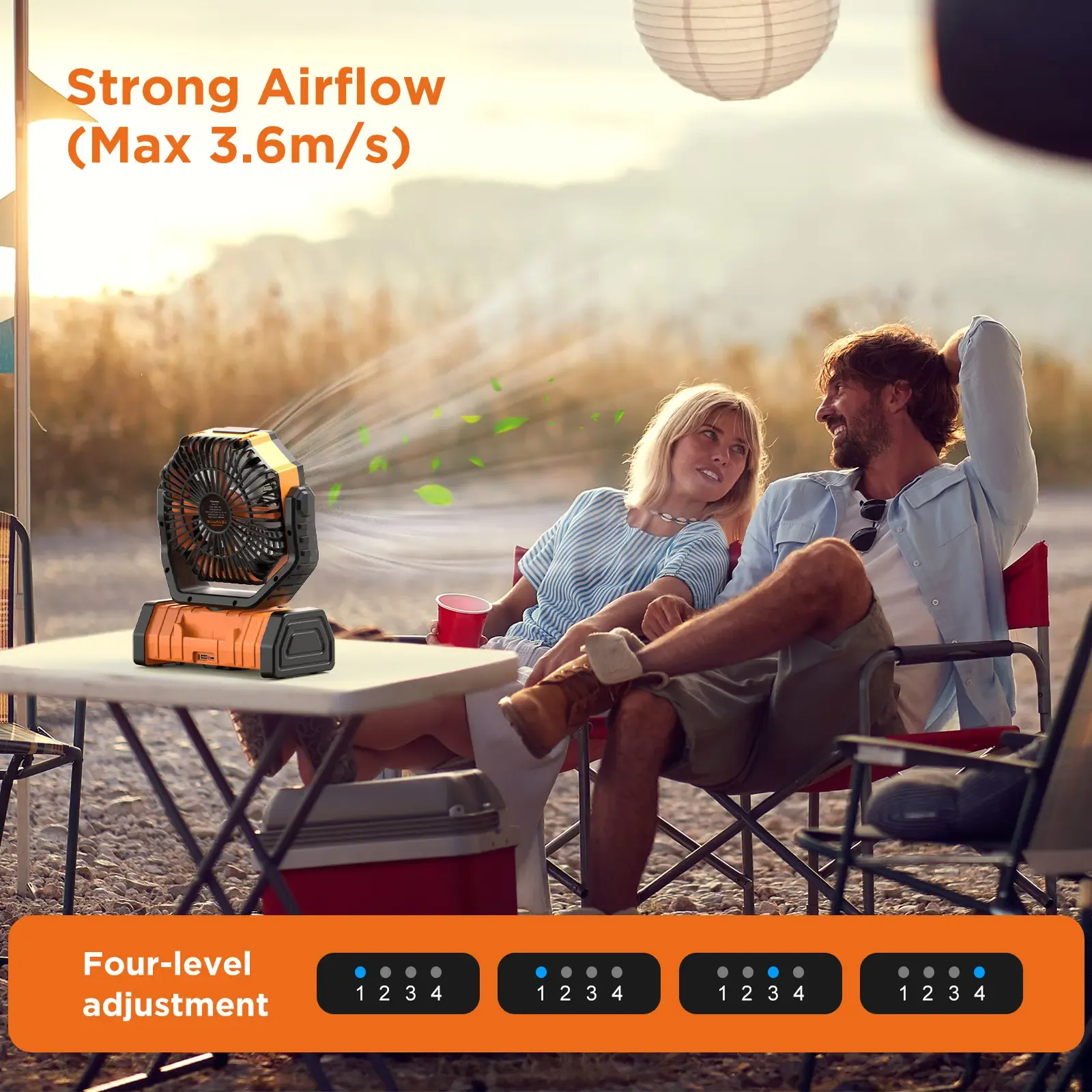 Rechargeable Camping Fan