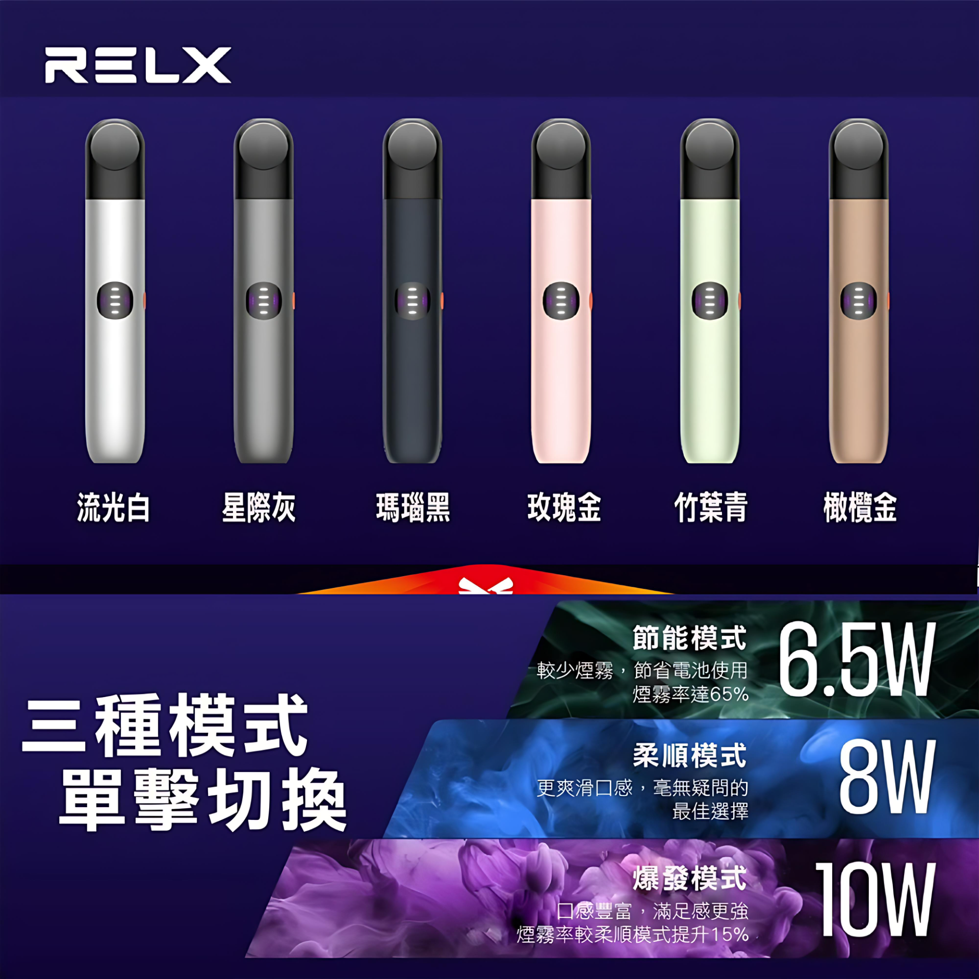 Relx Infinity 2 六代主機 兼容四五代煙彈
