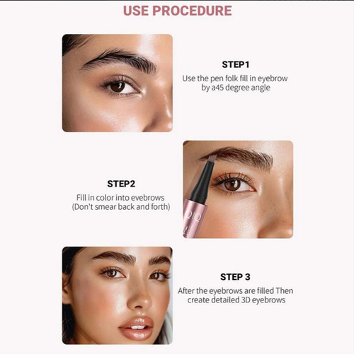 Waterproof Micro-Fork Brow Pencil - Natural Hair-Like Brows