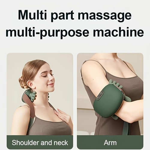 Deep Tissue Massager USB Rechargeable Deep Tissue Massager, 8-Claw Portable Finger