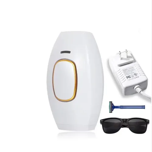 White Gold Hair Removal Device, pulse light to inhibit hair roots, 92% hair removed in 8 weeks: hair growth slows down in 1-2 weeks, hair volume decreases in 3-4 weeks, and there is almost no hair left after 8 weeks. The White Gold body is comfortable to hold, with gentle energy that is gentle on sensitive skin. You can enjoy full freedom of clothing throughout the year without worrying about showing skin.