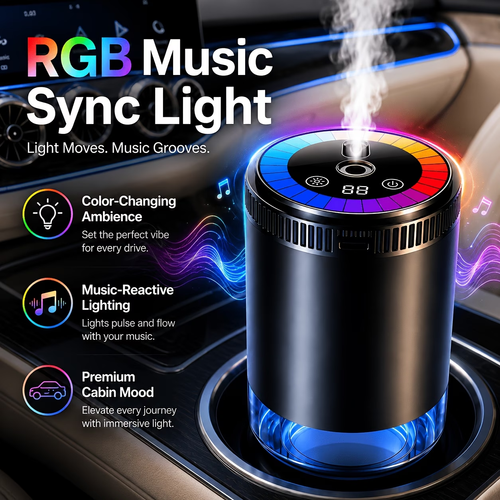 Car Diffuser That Effectively Removes Smoke And Pet Odors, Keeps Your Car Smelling Fresh