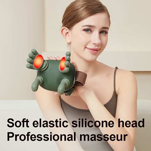 Deep Tissue Massager USB Rechargeable Deep Tissue Massager, 8-Claw Portable Finger