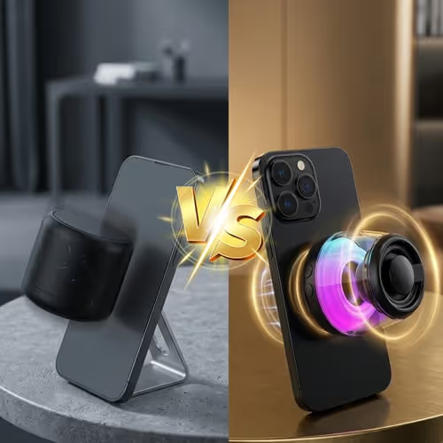 This Magnetic Speaker Is Replacing Every Clunky Phone Stand and Tinny Bluetooth Speaker on American Desks Right Now
