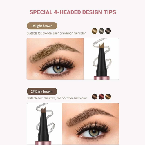 Waterproof Micro-Fork Brow Pencil - Natural Hair-Like Brows
