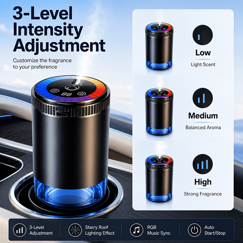 Car Diffuser That Effectively Removes Smoke And Pet Odors, Keeps Your Car Smelling Fresh
