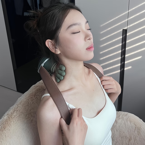 Deep Tissue Massager USB Rechargeable Deep Tissue Massager, 8-Claw   Portable Finger Pressure for Neck, Back, Shoulders, And Legs , Waist, Relaxation Trapezius Massager Wireless Portable Hot Compress Neck And Shoulder Massager