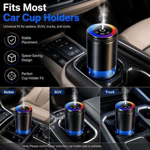 Car Diffuser That Effectively Removes Smoke And Pet Odors, Keeps Your Car Smelling Fresh