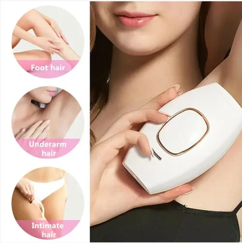 White Gold Hair Removal Device, pulse light to inhibit hair roots, 92% hair removed in 8 weeks: hair growth slows down in 1-2 weeks, hair volume decreases in 3-4 weeks, and there is almost no hair left after 8 weeks. The White Gold body is comfortable to hold, with gentle energy that is gentle on sensitive skin. You can enjoy full freedom of clothing throughout the year without worrying about showing skin.