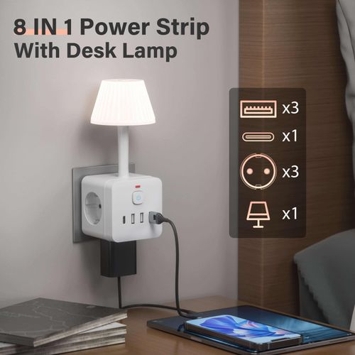 Power Strip  Desk Lamp