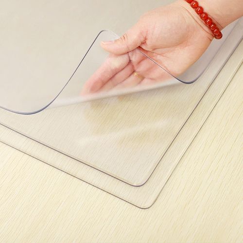 Soft glass pvc transparent tablecloth table mat wash-free waterproof and oil-proof