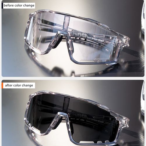 Cycling and mountaineering outdoor photochromic sunglasses   sports windproof and dustproof goggles