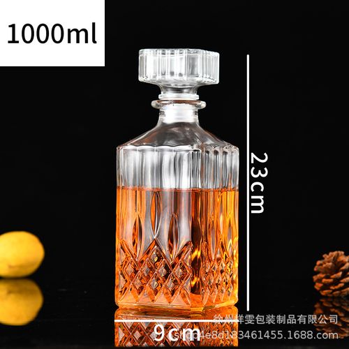 High-end empty foreign wine bottles for soaking wine  high-grade whiskey and red wine bottles