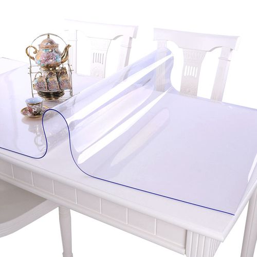 Soft glass pvc transparent tablecloth table mat wash-free waterproof and oil-proof