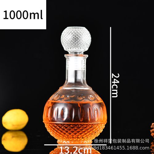 High-end empty foreign wine bottles for soaking wine  high-grade whiskey and red wine bottles