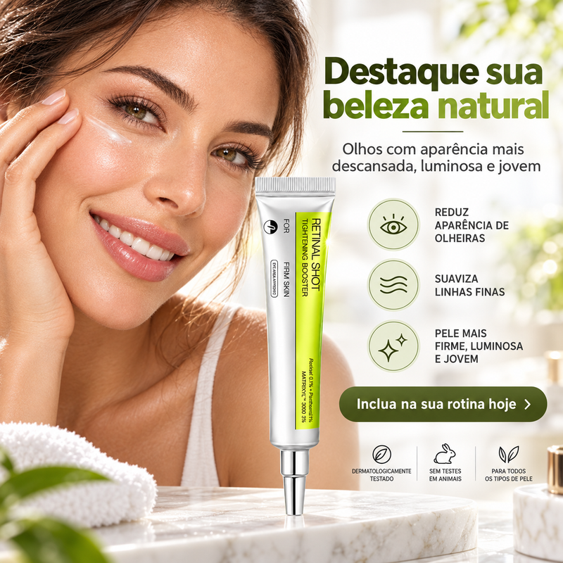 Retinal Eye Cream 15ml – Olhar Mais Firme, Iluminado e Renovado